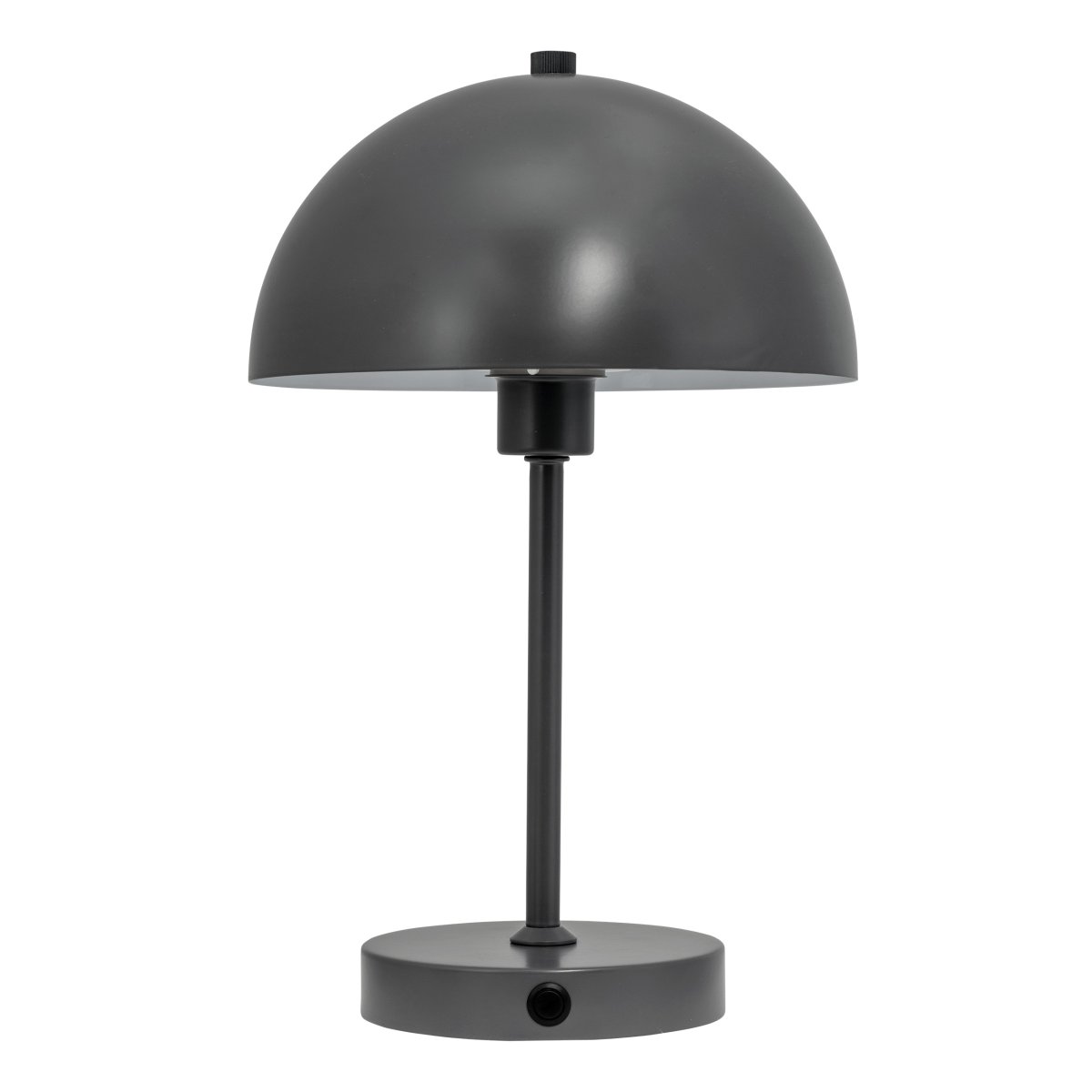 Stockholm 30cm Grå bærbar Fra Dyberg Larsen - Stockholm bordlampe i gr&aring;tt &ndash; en oppladbar lampe med 3 lysstyrkeniv&aring;er (100 %, 50 % og 25 %) som gir fleksibel belysning b&aring;de innend&oslash;rs og utend&oslash;rs.