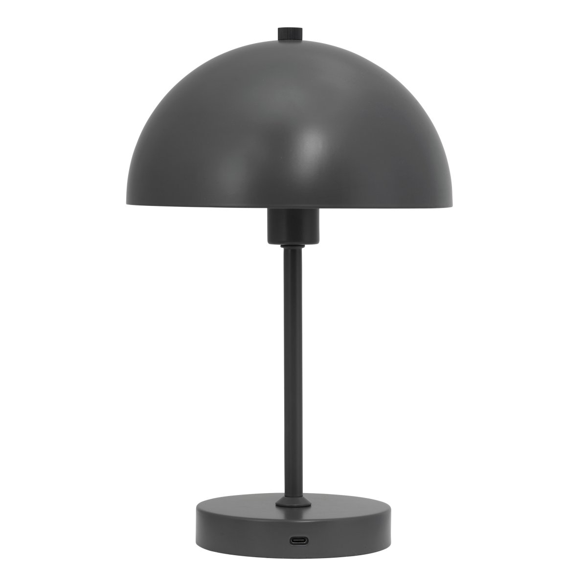 Stockholm 30cm Grå bærbar Fra Dyberg Larsen - Stockholm bordlampe i gr&aring;tt &ndash; en oppladbar lampe med 3 lysstyrkeniv&aring;er (100 %, 50 % og 25 %) som gir fleksibel belysning b&aring;de innend&oslash;rs og utend&oslash;rs.