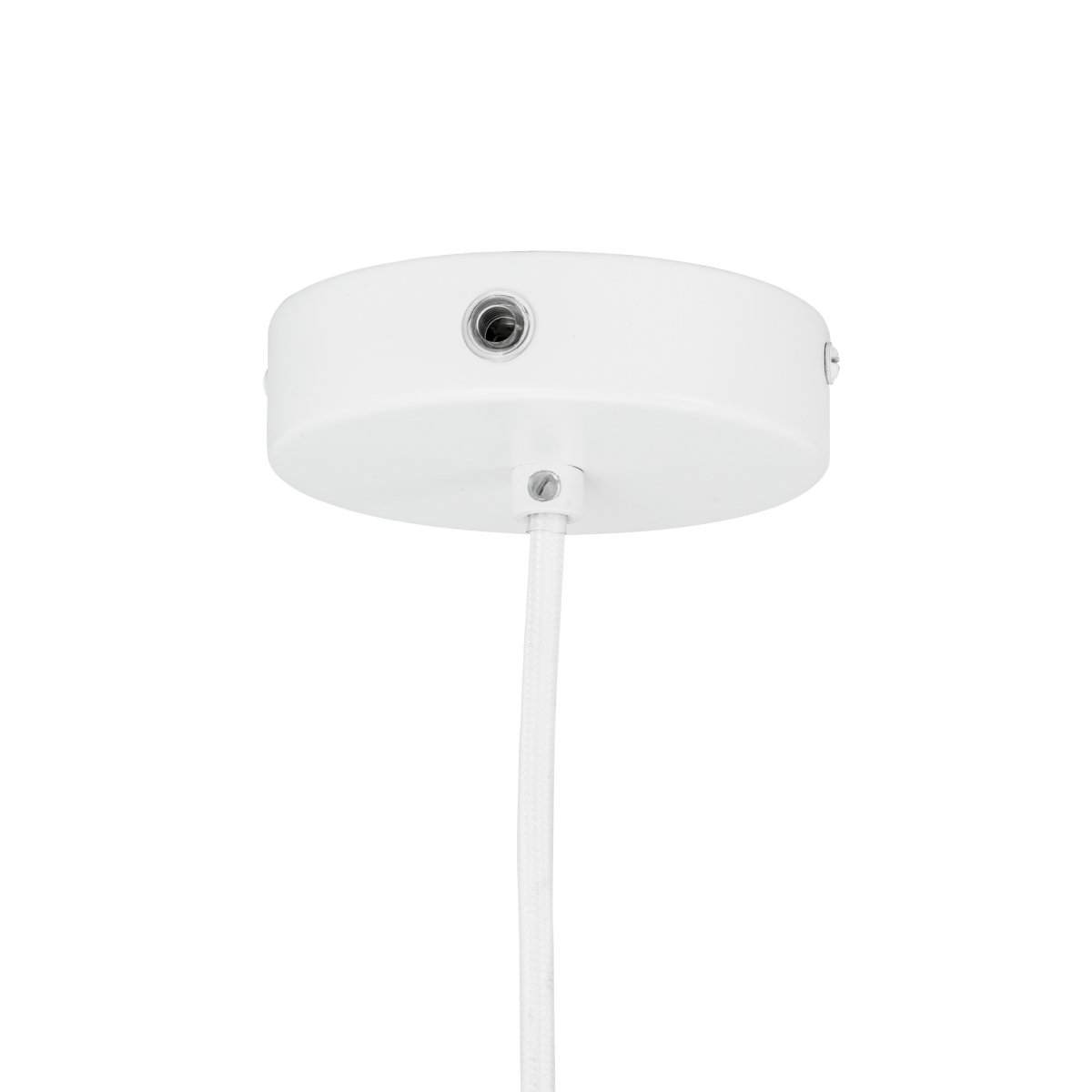DL44 Ø44 Hvit Taklampe Fra Dyberg Larsen - Oppgrader belysningen din over spisebordet, p&aring; kj&oslash;kkenet, gangen eller i et hvilket som helst rom, og nyt skandinavisk minimalisme og et varmt, innbydende lys med DL44-pendellampen.