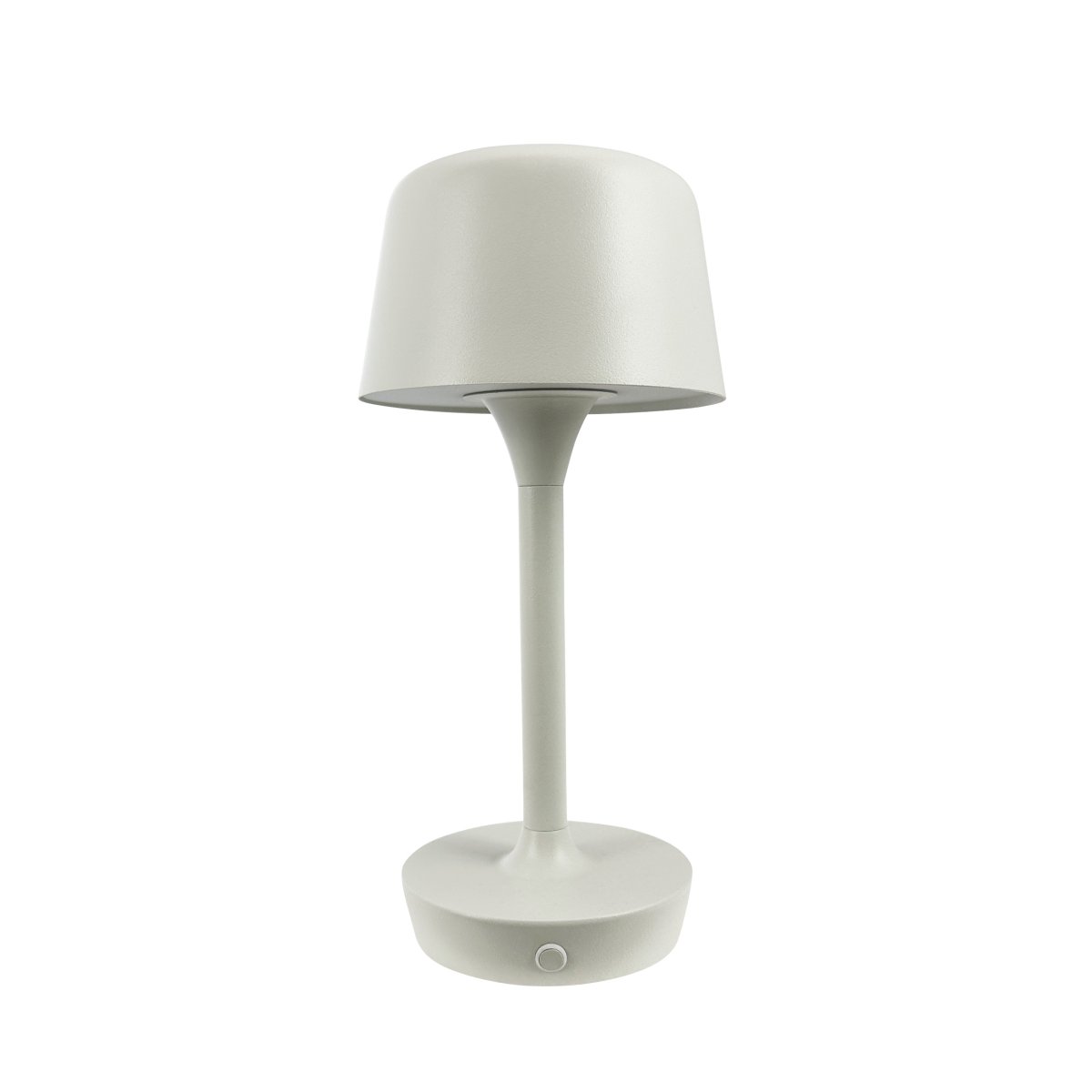 Flow 25cm Kremhvit bærbar Fra Dyberg Larsen - Lampen er av tre og lett å flytte, noe som gir frihet til å plassere den hvor som helst.