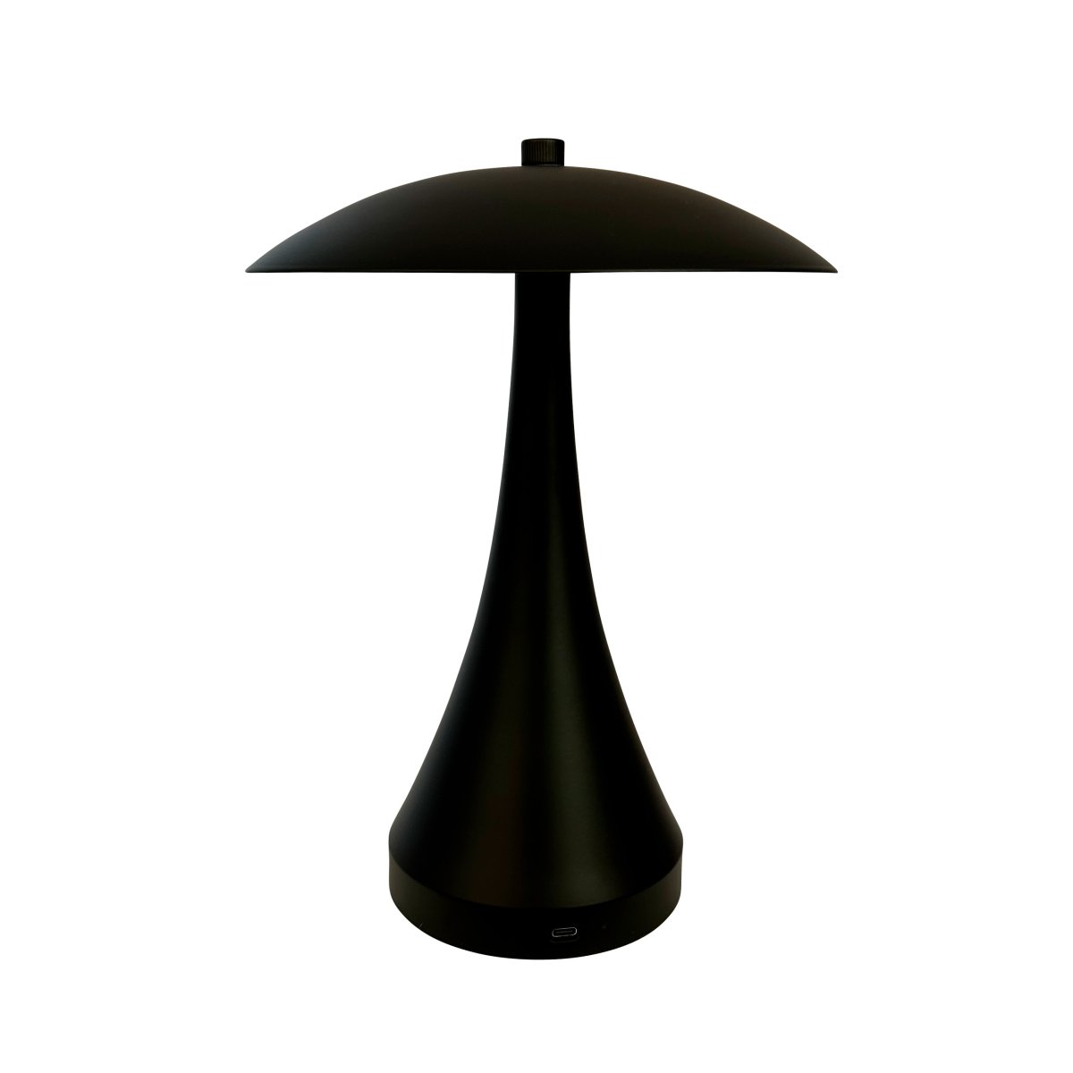 Vienna 28cm Svart bærbar Fra Dyberg Larsen - Den oppladbare lampen gir deg friheten til &aring; plassere den hvor som helst, uten &aring; bekymre deg for kabler.