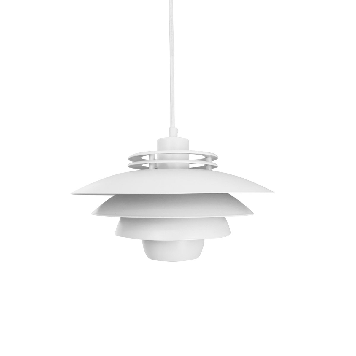 Ejka Ø30 Hvit Taklampe Fra Dyberg Larsen - Ejka Mini Pendel er ikke bare en belysningsl&oslash;sning, men ogs&aring; en stilig designerkl&aelig;ring som lyser opp hjemmet ditt.