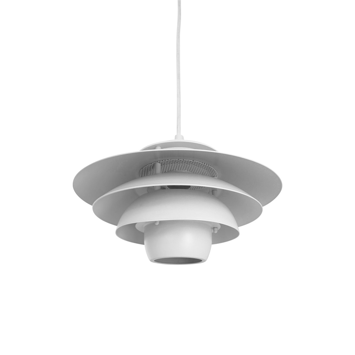 Ejka Ø30 Hvit Taklampe Fra Dyberg Larsen - Ejka Mini Pendel er ikke bare en belysningsl&oslash;sning, men ogs&aring; en stilig designerkl&aelig;ring som lyser opp hjemmet ditt.