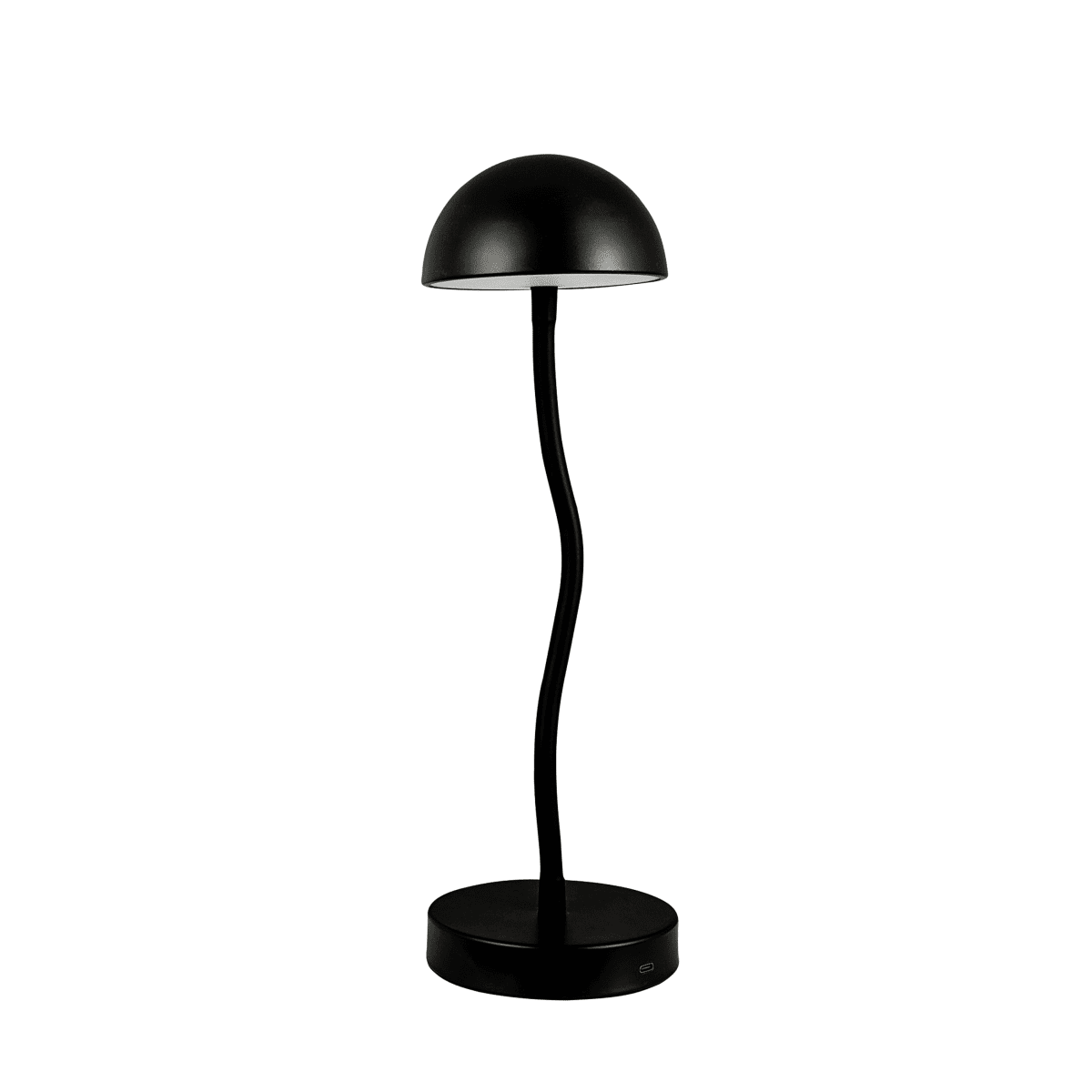 Fonzy 38cm Svart bærbar Fra Dyberg Larsen - Fonzy bordslampa &auml;r b&aring;de rolig och praktisk, och dess flexibilitet g&ouml;r den till ett perfekt val f&ouml;r den som vill ha en lampa som &auml;r b&aring;de funktionell och stilren.