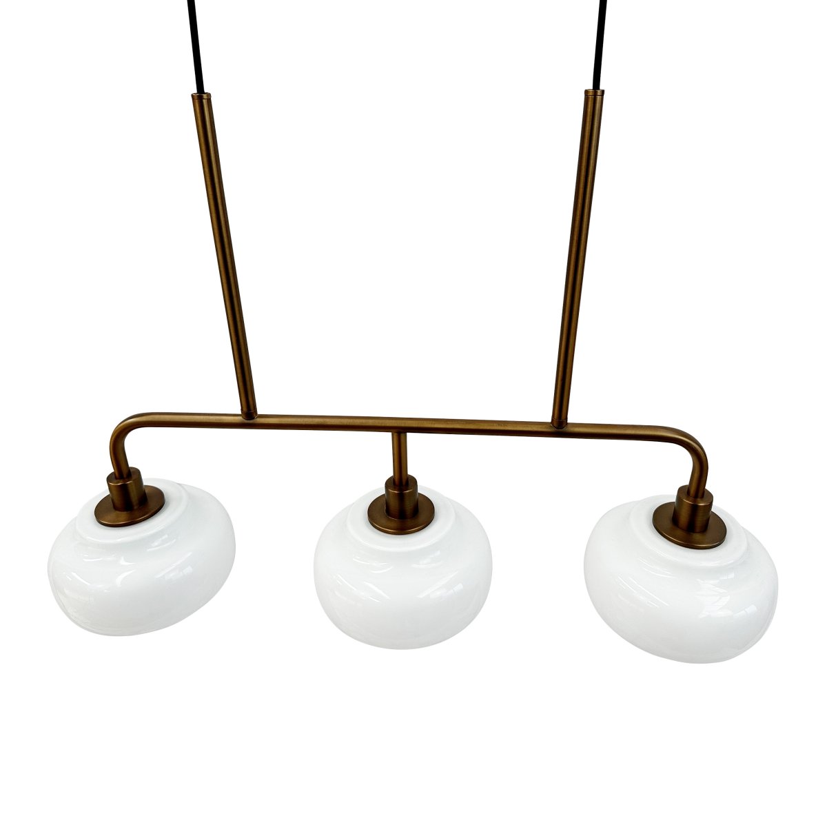Ossett 80cm Bronse Taklampe Fra Dyberg Larsen - Ossett er en klassisk taklampe med et elegant og tidl&oslash;st design.