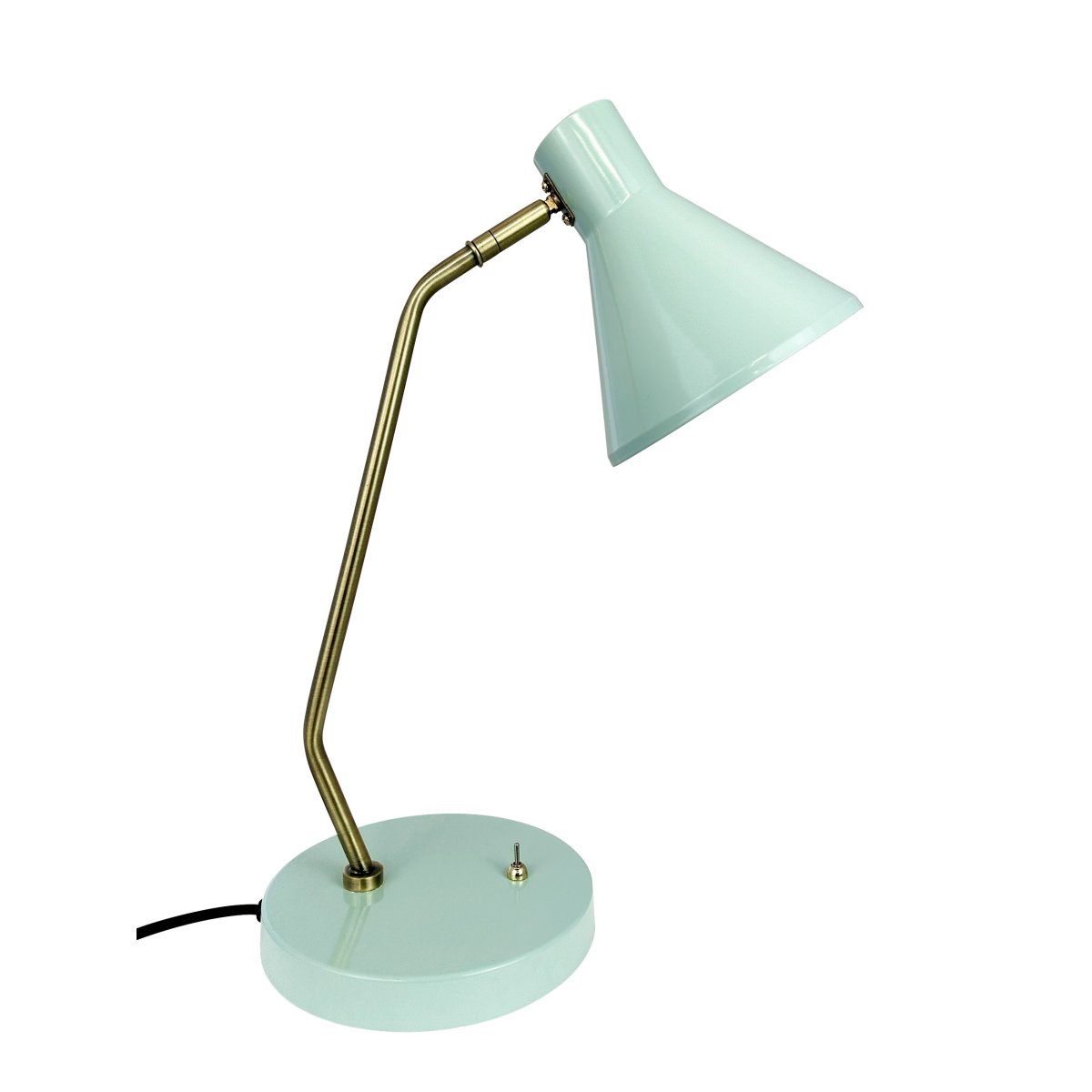 Sleep 43cm Skinnende mynte skrivebordslampe Fra Dyberg Larsen - Sleep-lampen tilbyr enkel eleganse og en myk belysning som bidrar til en avslappende atmosf&aelig;re.