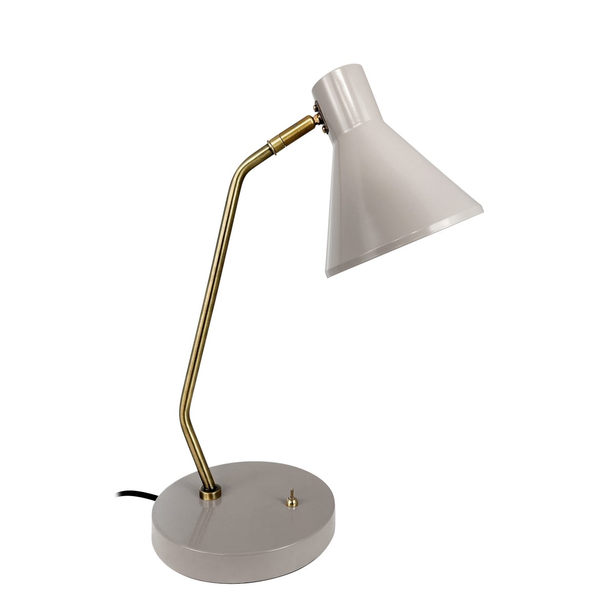 Sleep 43cm Blank beige skrivebordslampe Fra Dyberg Larsen - Sleep-lampen tilbyr enkel eleganse og en myk belysning som bidrar til en avslappende atmosf&aelig;re.