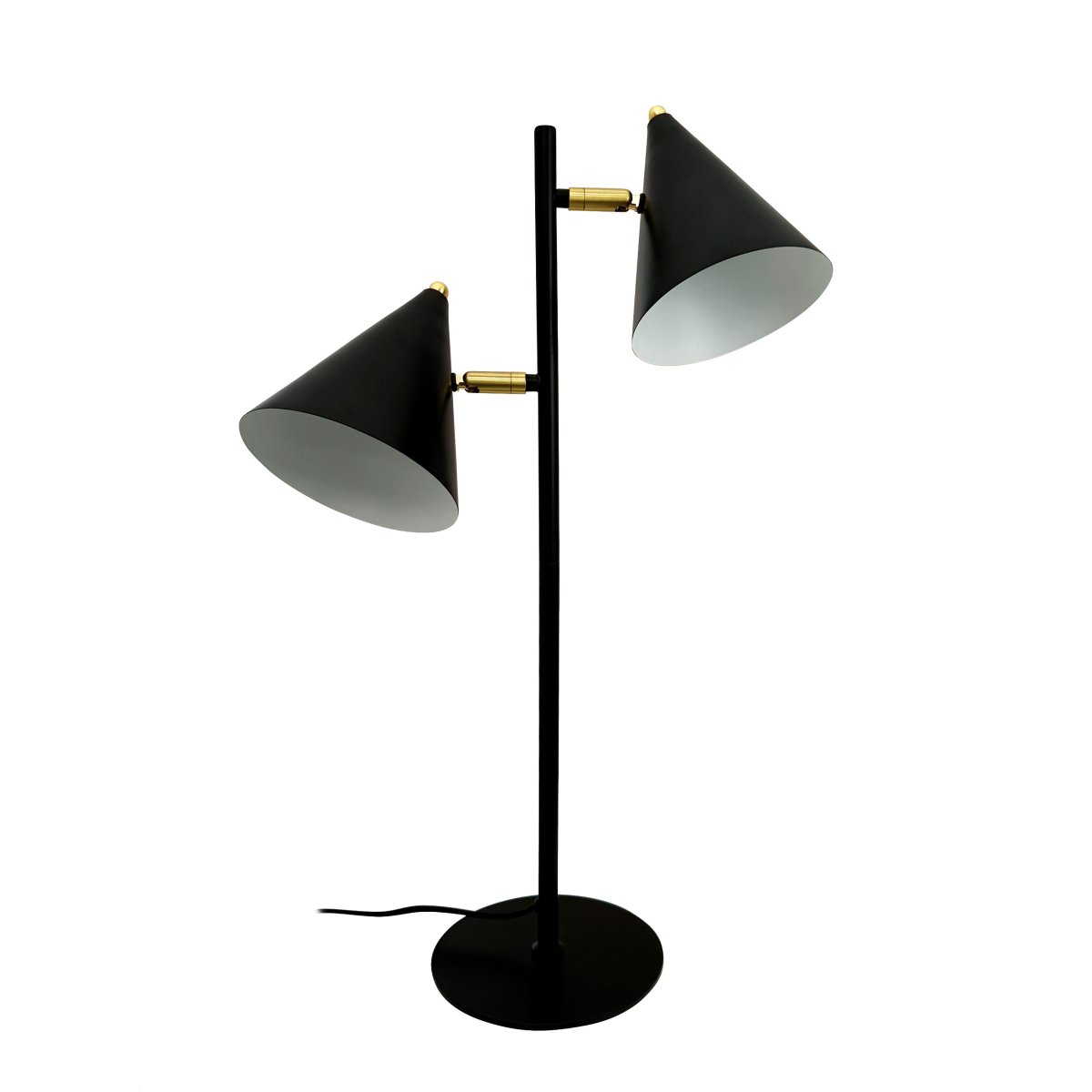 Rouen 65cm Svart bordlampe Fra Dyberg Larsen - Rouen-bordlampen gir et moderne og elegant preg til hjemmet ditt.