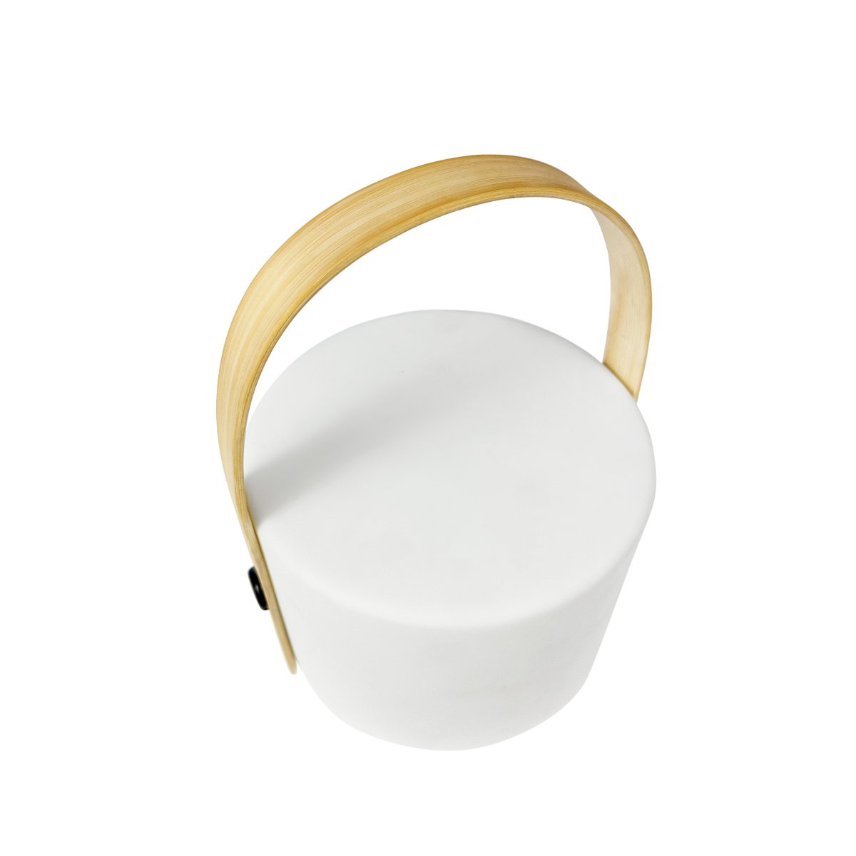 Carry 20cm Hvit bærbar Fra Dyberg Larsen - Med solenergi tar en full lading 6-8 timer p&aring; på en solrik dag, og via USB tar det bare 3-4 timer.