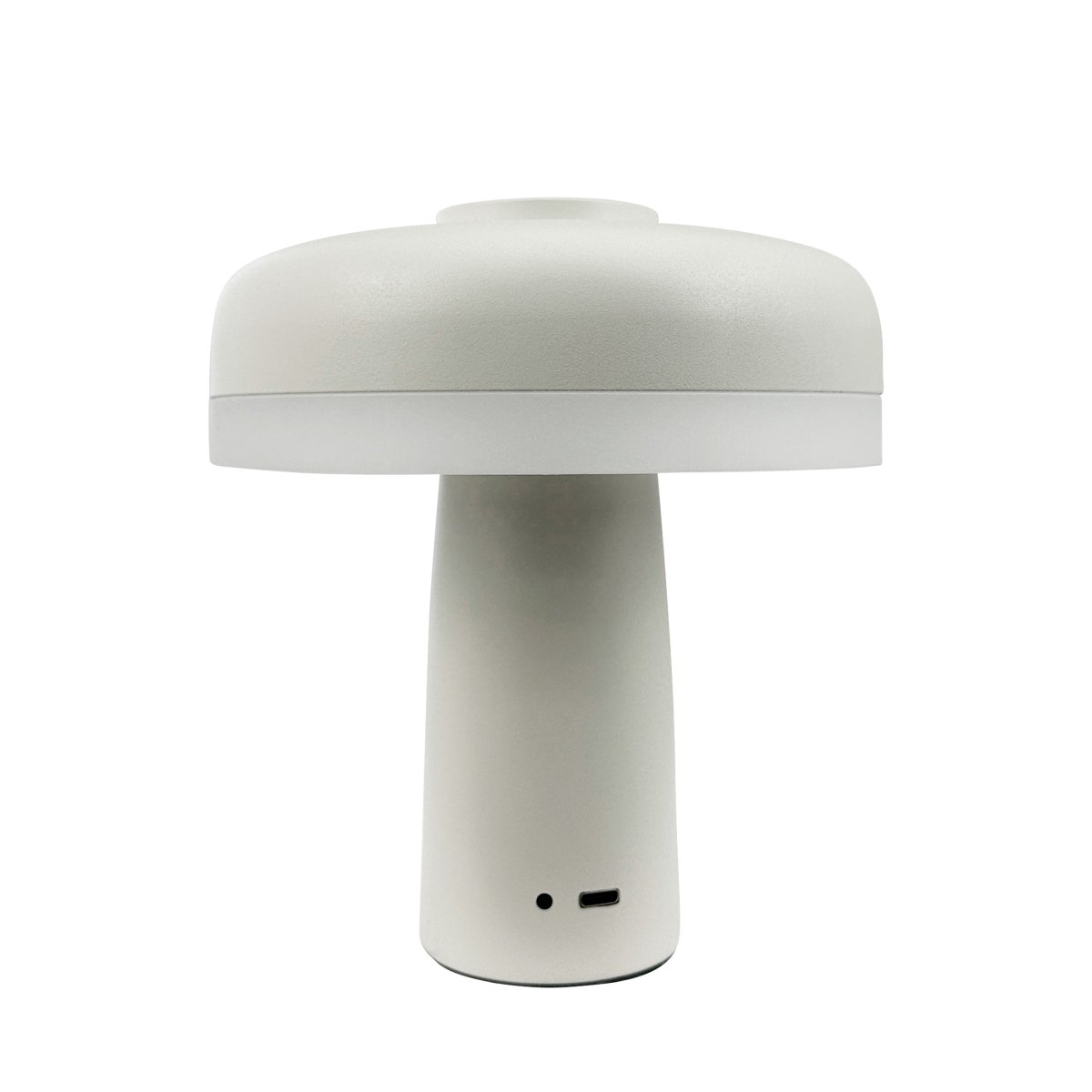 Porter 16cm Perlehvit bærbar Fra Dyberg Larsen - Porter LED oppladbar bordlampe er en moderne og funksjonell lampe med unikt design hvor lyset kommer fra kanten, som gir et behagelig og jevnt lys.