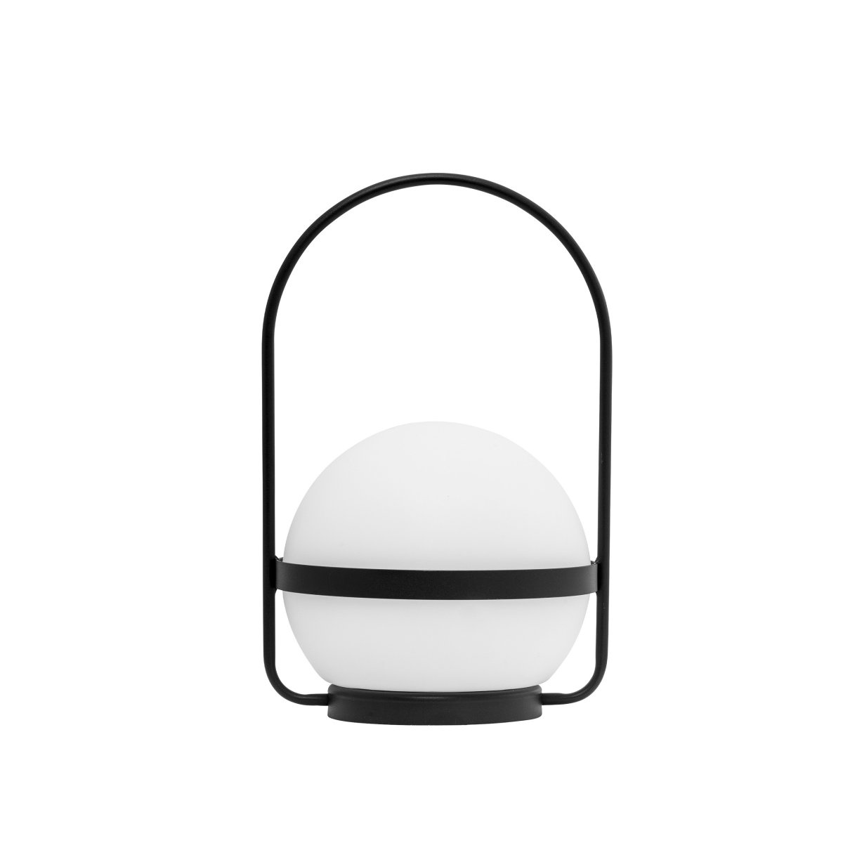 Summer 25cm Svart bærbar Fra Dyberg Larsen - Buzzer er en oppladbar LED-lampe som kan lades både via solcellepanel og USB, og gir deg lys når du trenger det.