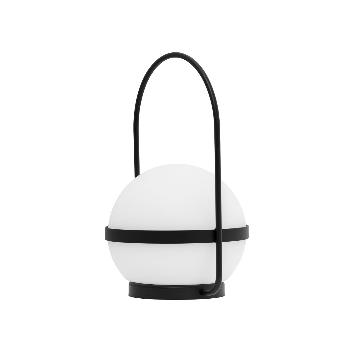 Summer 25cm Svart bærbar Fra Dyberg Larsen - Buzzer er en oppladbar LED-lampe som kan lades både via solcellepanel og USB, og gir deg lys når du trenger det.