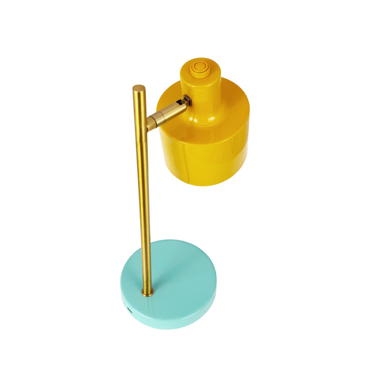 Ocean Mini 28cm Flerfarget bærbar Fra Dyberg Larsen - Fulladet p&aring; omtrent 6 timer, og den lyser i opptil 20 timer p&aring; laveste lysstyrke og opptil 4 timer p&aring; h&oslash;yeste.