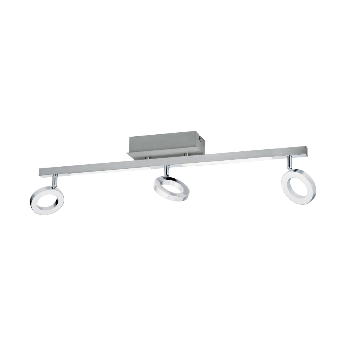 Cardillo 3 Krom spotlight Fra Eglo - Den integrerte LED-belysningen avgir et varmt hvitt og kraftig lys som passer perfekt i for eksempel gangen eller kj&oslash;kkenet.