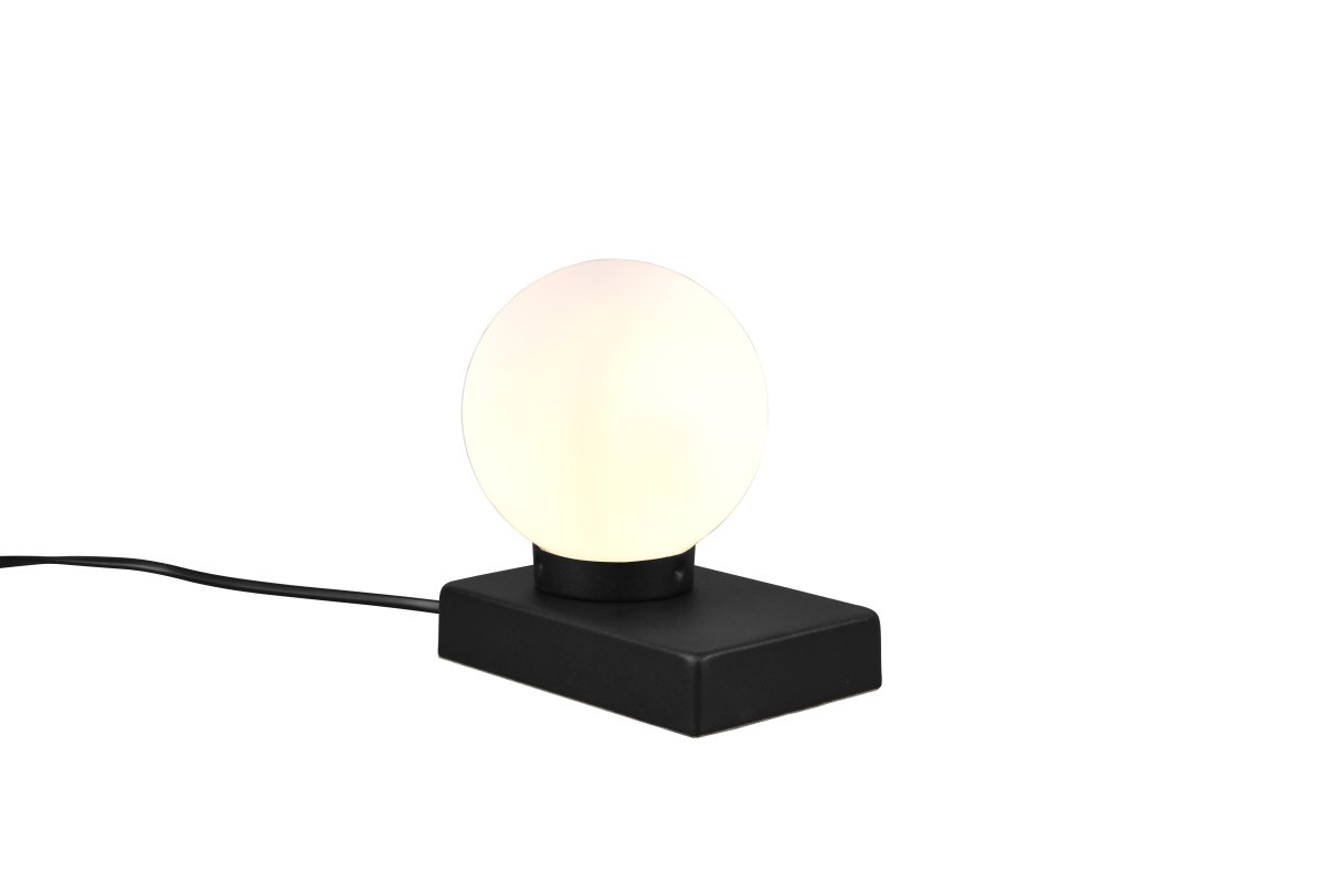 Davi 15cm Svart bordlampe Fra Trio Lighting - 