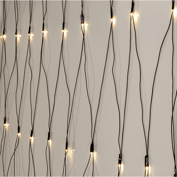 Lysnett Shiny Warm White 3m Svart Fra Star Trading - Halskjede med 200 LED-lyspunkter med vakkert varmhvitt lys.