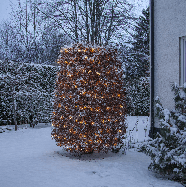 Lysnett Shiny Warm White 3m Svart Fra Star Trading - Halskjede med 200 LED-lyspunkter med vakkert varmhvitt lys.