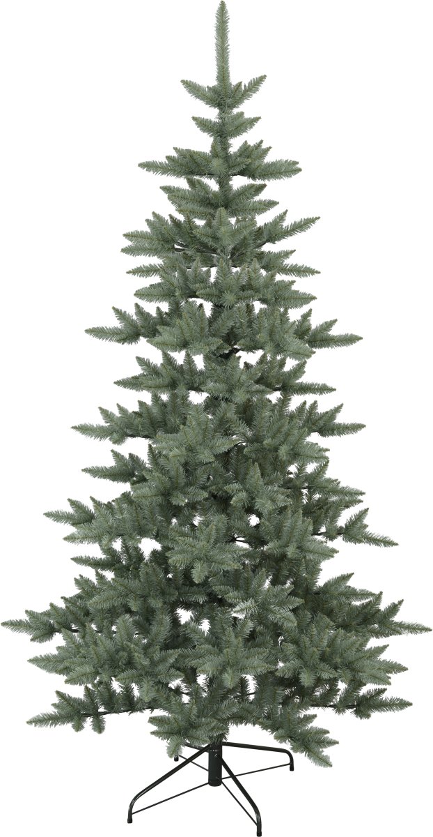 Blue 225cm Grønn Fra Star Trading - Dekorativt juletre med en h&oslash;yde p&aring; 225cm og kan brukes innend&oslash;rs eller utend&oslash;rs.