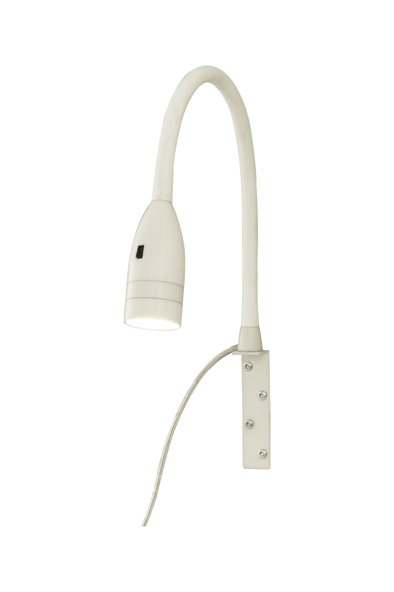 Sensilo Hvit leselampe Fra Aneta Lighting - Sensilo er utstyrt med en integrert varmhvit LED-lyskilde på hele 450 lumen.