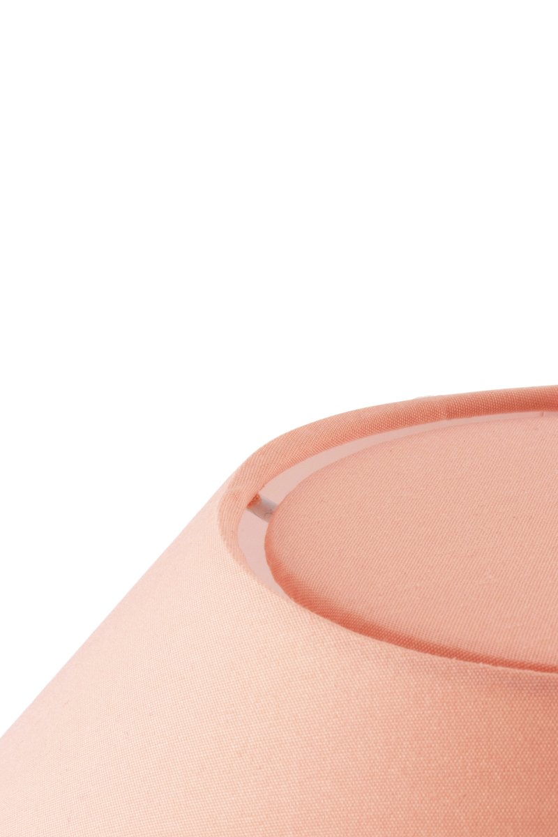 Iris 50cm Rosa bordlampe Fra Globen Lighting - V&aelig;r oppmerksom p&aring; at luftboblene i glasset varierer i st&oslash;rrelse og skaper et unikt m&oslash;nster for hver lampe, og det er derfor lampen du mottar kan avvike noe fra bildene.
