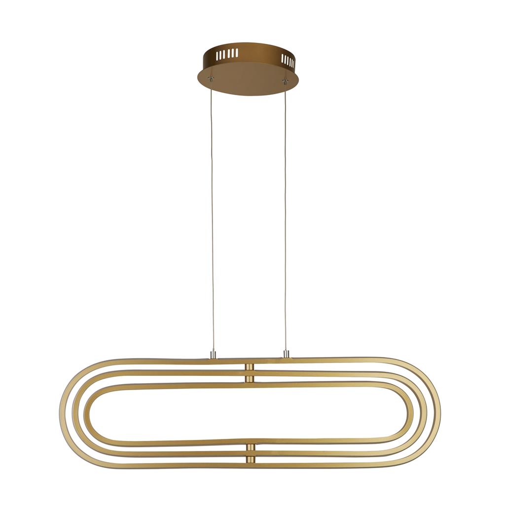 Clip 80cm Gull Taklampe Fra Searchlight - Clip er perfekt for de som ønsker både funksjon og kreativ design i ett.