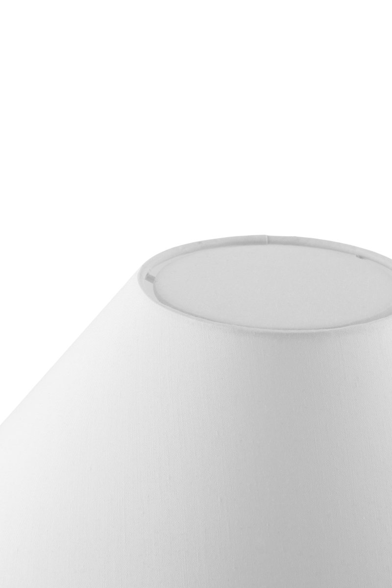 Iris 40cm Hvit bordlampe Fra Globen Lighting - V&aelig;r oppmerksom p&aring; at luftboblene i glasset varierer i st&oslash;rrelse og skaper et unikt m&oslash;nster for hver lampe, og det er derfor lampen du mottar kan avvike noe fra bildene.