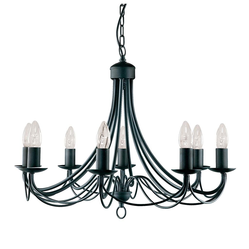 Maypole Ø60 Svart Taklampe Fra Searchlight - Maypole er en imponerende taklampe som kombinerer luksus og stil i et vakkert design.