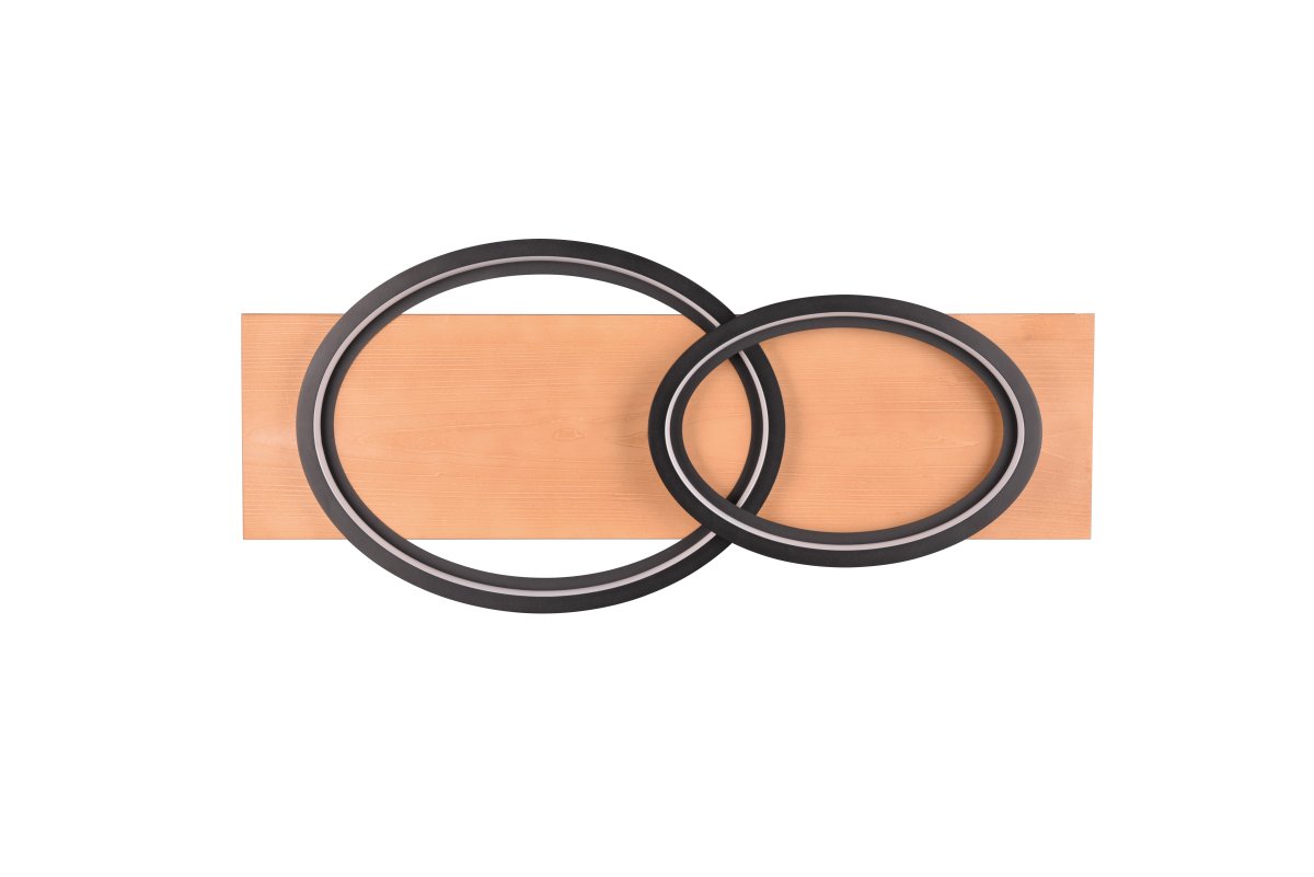 Barca 75cm Tre plafond Fra Trio Lighting - Fleksibel nok til &aring; monteres p&aring; begge; p&aring; veggen og i taket tilbyr Barca allsidig bruk.