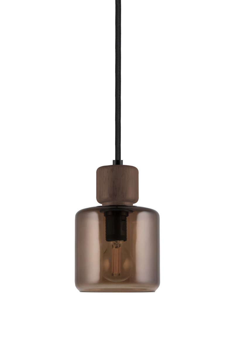 DOT Ø10 Brun Fra Globen Lighting - DOT, designet av Roger Persson, er inspirert av en glassflaske med et dekorativt lokk.
