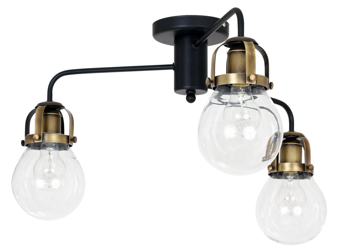 Paris Ø66 Svart plafond Fra Hallbergs - Paris er en stilig plafond med rustikk design, laget av metall i oksid og svart farge.