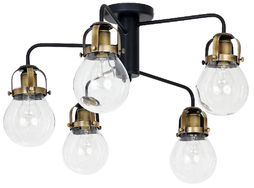 Paris Ø66 Svart plafond Fra Hallbergs - Paris er en stilig plafond med rustikk design, laget av metall i oksid og svart farge.