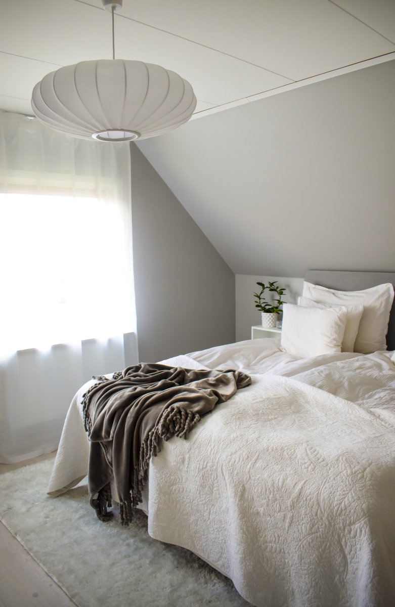 Mamsell Ø55 Hvit Taklampe Fra Aneta Lighting - MAMSELL takpendel i hvit tri&aring; som gir en myk og fin glød, 40W E27 (ikke inkludert).