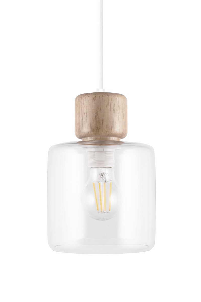 DOT Ø15 Gjennomsiktig Taklampe Fra Globen Lighting - DOT, designet av Roger Persson, er inspirert av en glassflaske med et dekorativt lokk.