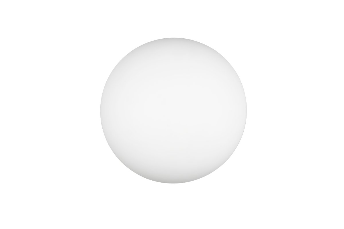 Fomento Ø30 Svart plafond Fra Trio Lighting - Kombinasjonen av matt sort og hvitt glass skaper en følelse av luksus og raffinement.