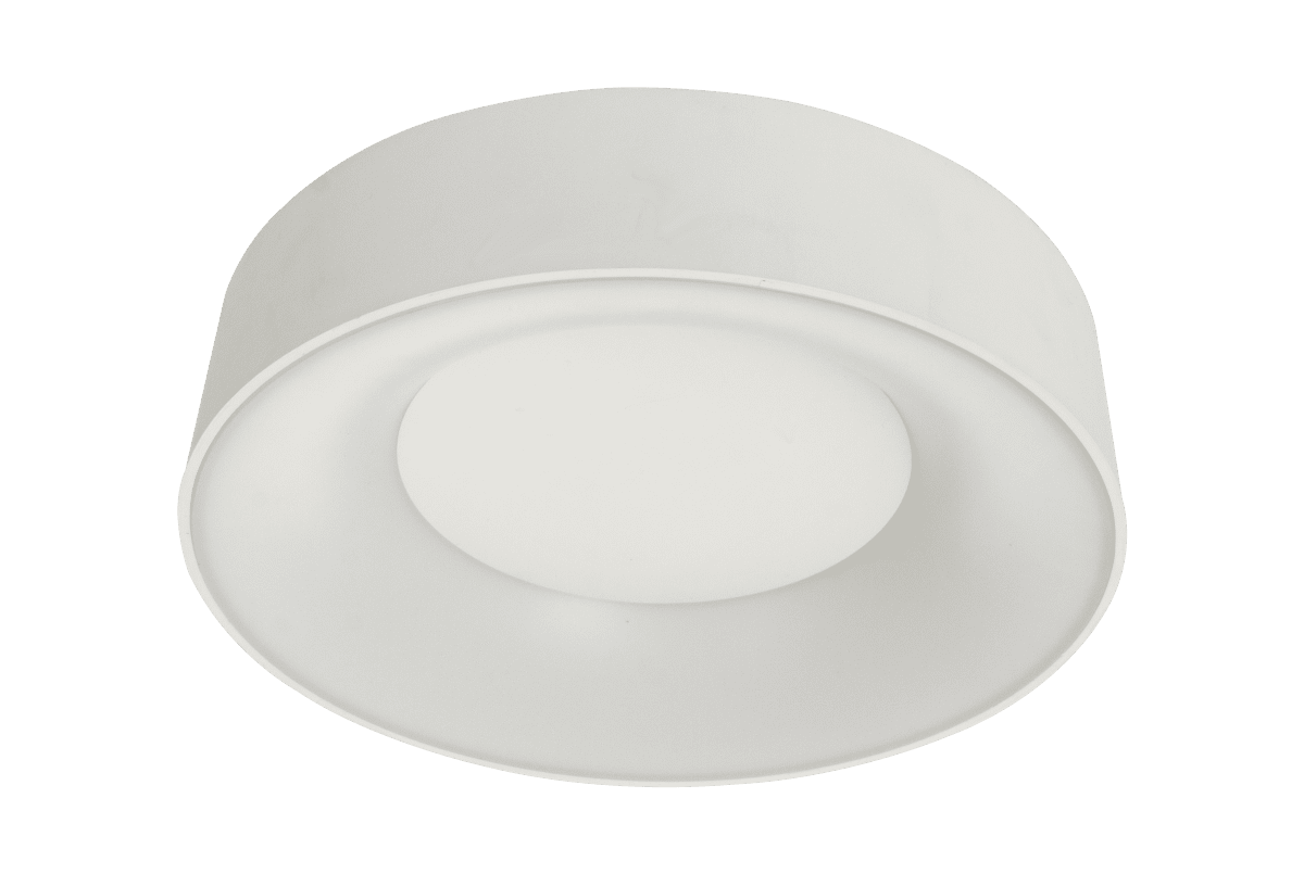 Blink Ø30 Hvit plafond Fra Aneta Lighting - Dekorativ og lysintensiv dobbeltisolert taklampe for montering i tak eller p&aring; vegg.