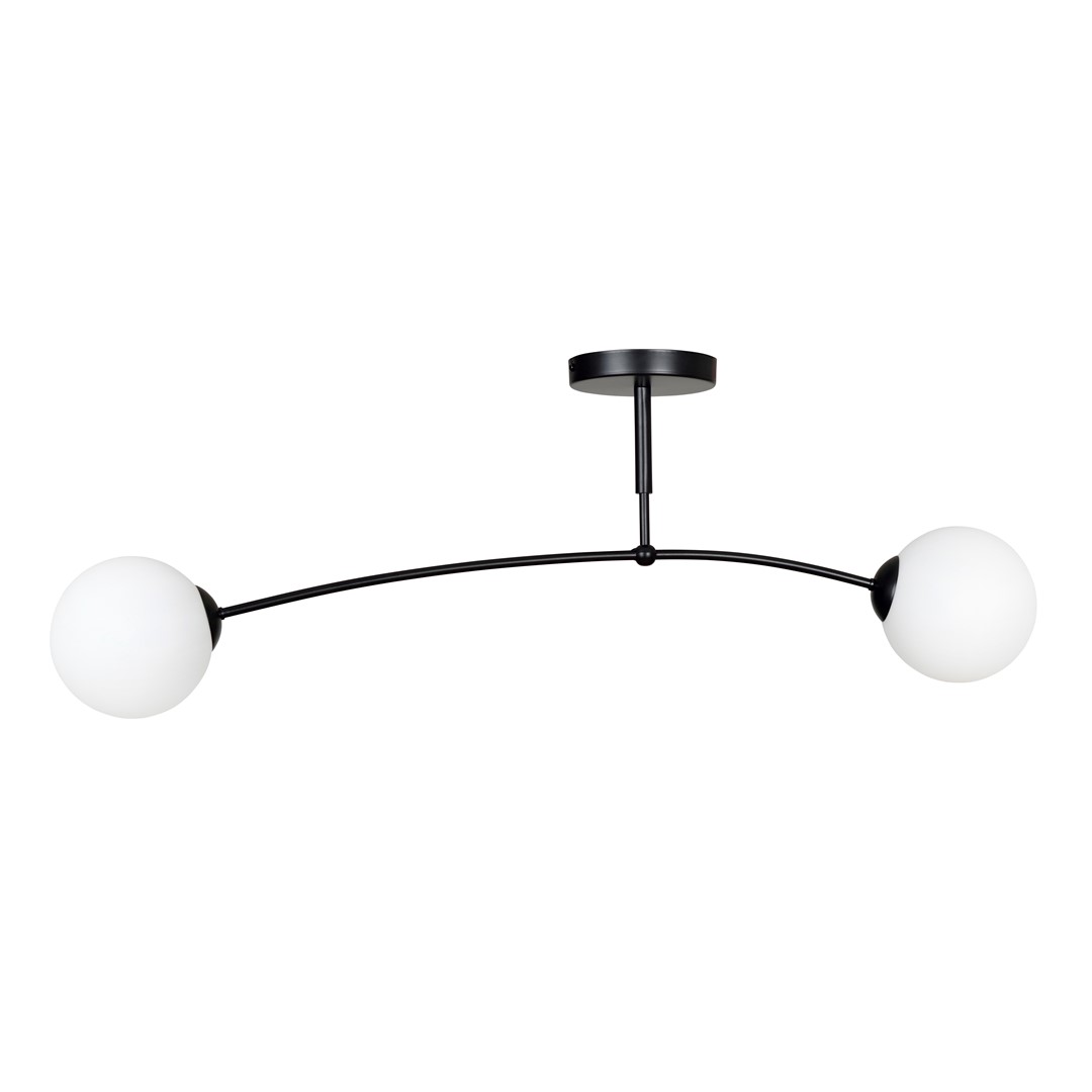 Pregos 60cm Svart plafond Fra Emibig Lighting - De er mest slående når de henges over et bord eller en stol, noe som gir rommet et unikt preg.