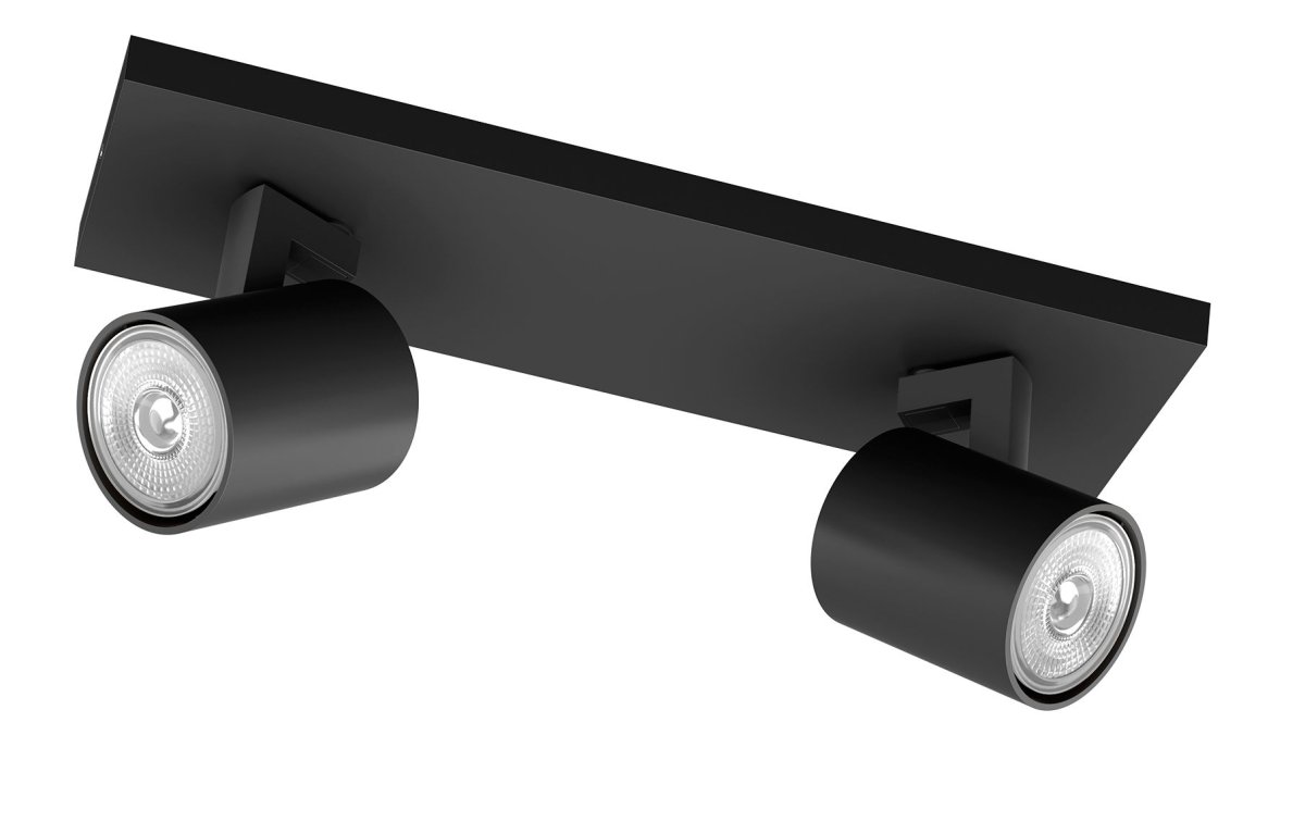 Runner 2 Svart spotlight Fra Philips - 