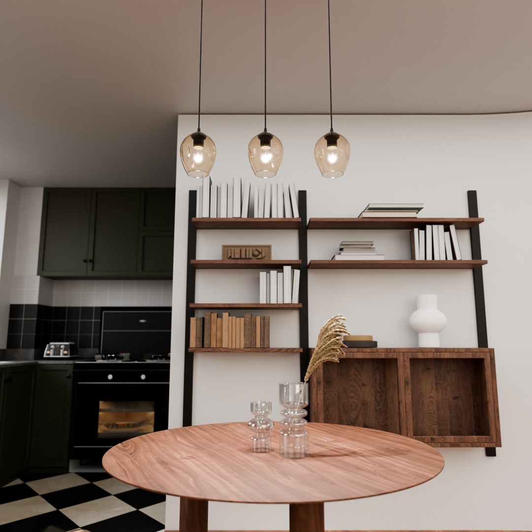 Istar 70cm Rav Taklampe Fra Emibig Lighting - Istar er en allsidig og tidl&oslash;s samling taklamper.