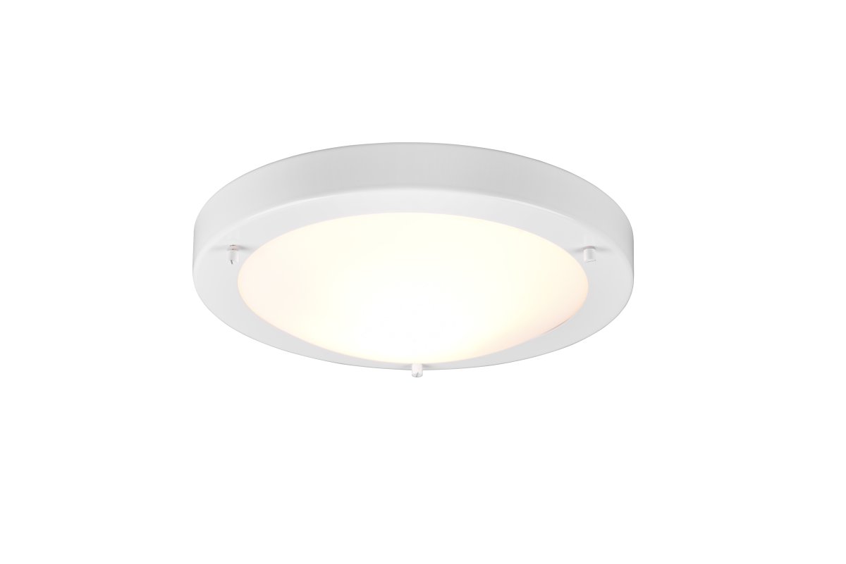 Condus Ø32 Hvit baderomslampe Fra Trio Lighting - Med en diameter på 31 cm og en høyde på 8 cm er den både kompakt og stilig.