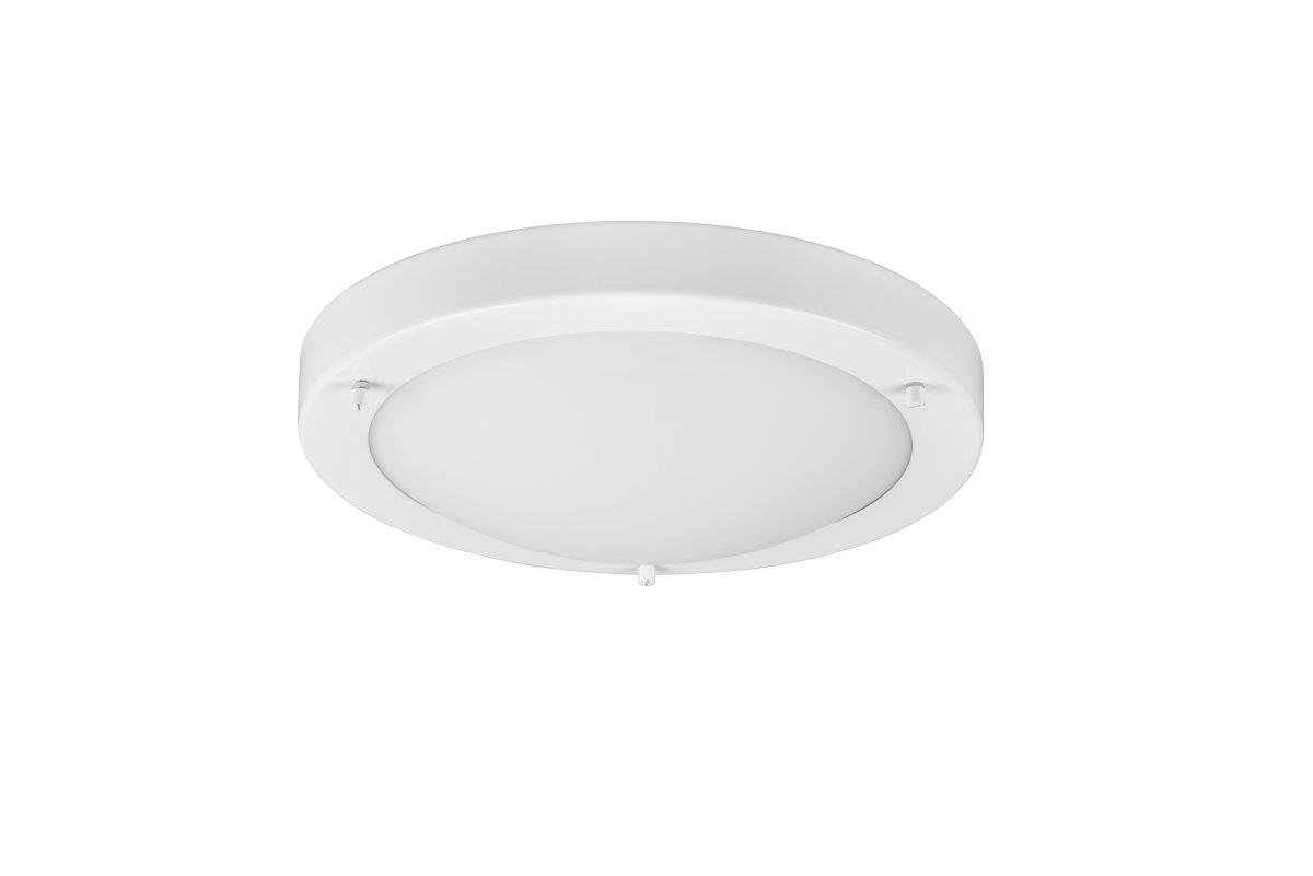Condus Ø32 Hvit baderomslampe Fra Trio Lighting - Med en diameter på 31 cm og en høyde på 8 cm er den både kompakt og stilig.