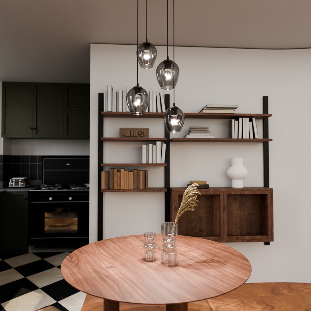 Istar Premium Ø40 Røykfarget Taklampe Fra Emibig Lighting - Istar er en allsidig og tidløs samling taklamper.