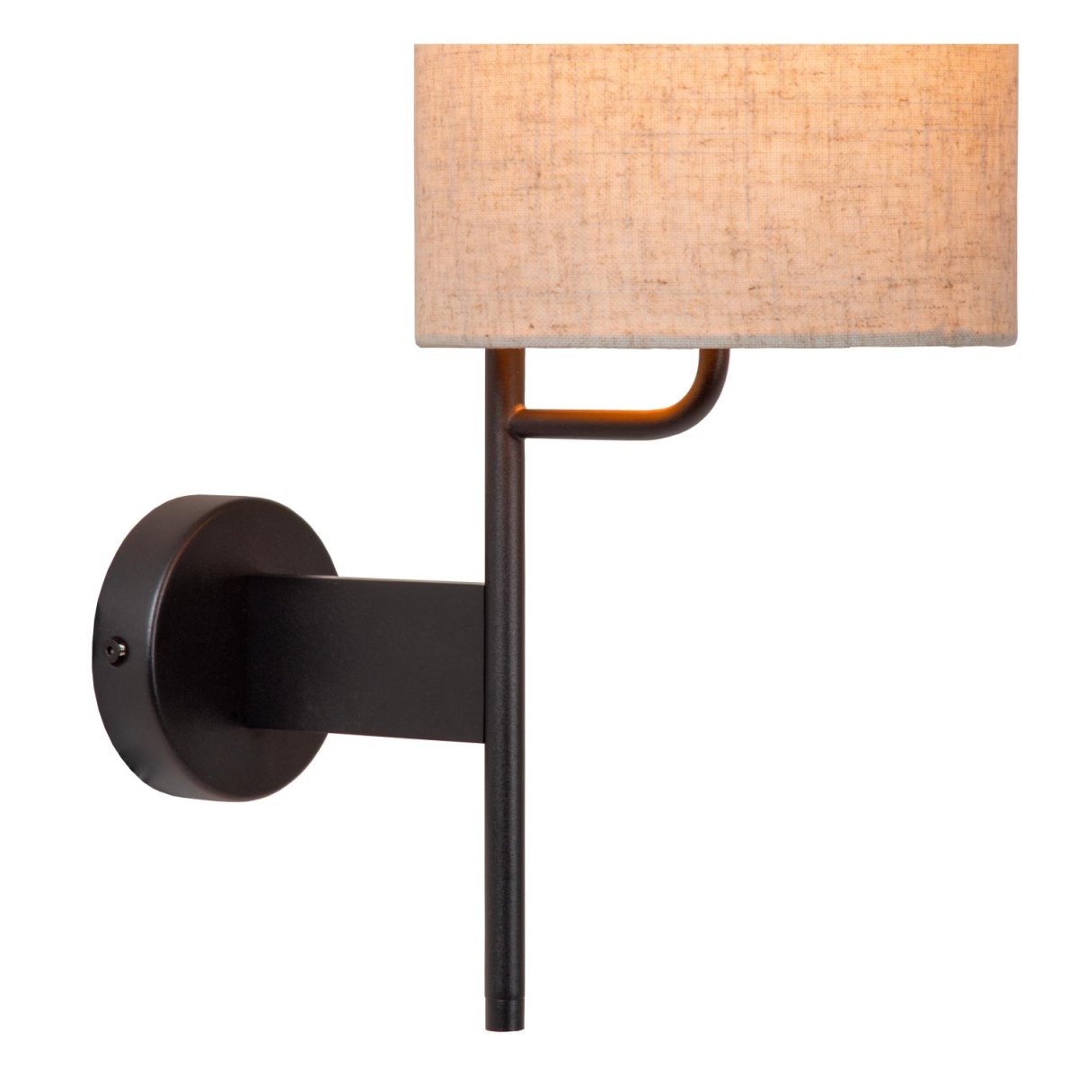 Magic Ø18 Svart vegglampe Fra Lucide - Det indirekte lyset er perfekt over en skjenk i en koselig stue eller som et skånsomt nattlys på soverommet.