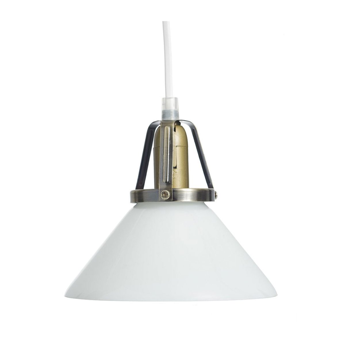 Skomakerlampe Ø15 Hvit vinduslampe Fra Oriva - Denne klassiske skomakerlampen er en moderne vinduslampe som kombinerer glass og metall i et elegant design.