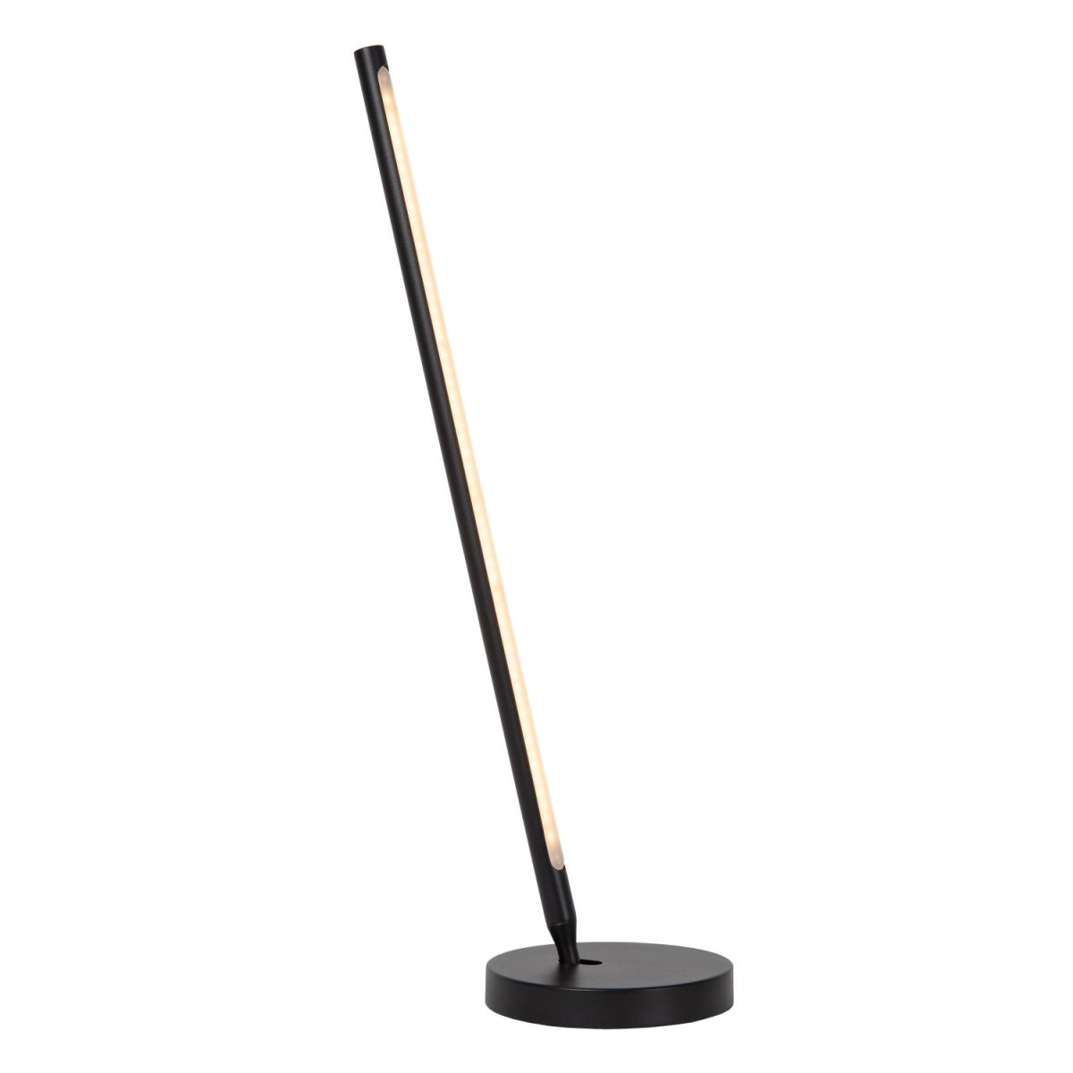 Finan 60cm Svart bordlampe Fra Lucide - En berøringssensor på lampen som lar deg enkelt justere lysstyrken.
