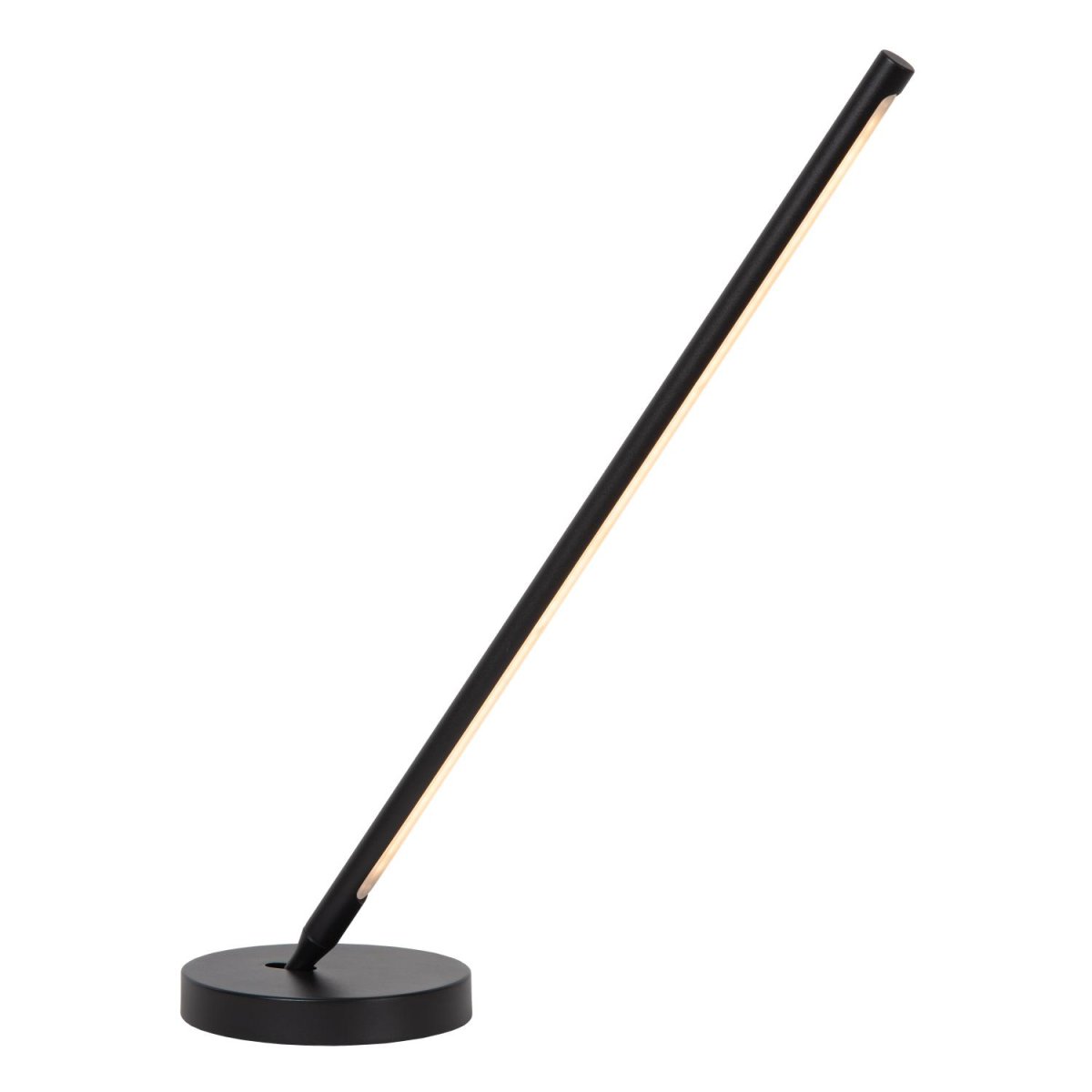 Finan 60cm Svart bordlampe Fra Lucide - En berøringssensor på lampen som lar deg enkelt justere lysstyrken.