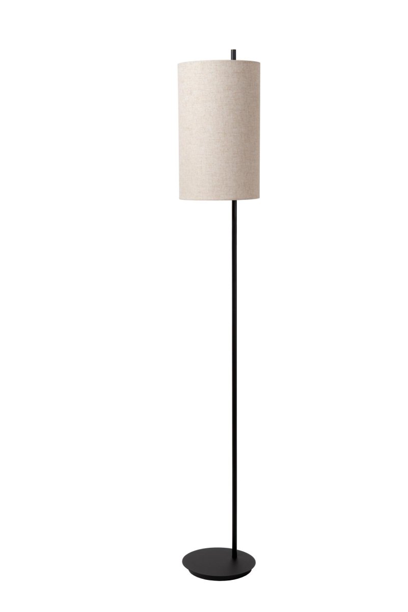 Magic Svart gulvlampe Fra Lucide - Det indirekte lyset er perfekt i stuen, som en subtil lyskilde på soverommet eller som skånsom nattbelysning før leggetid.
