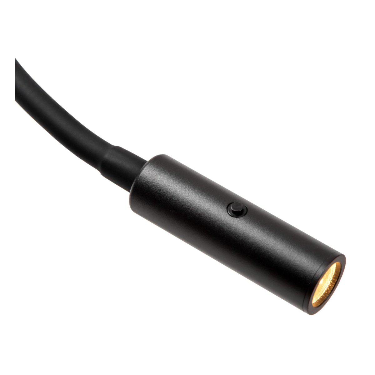 Magic 2 Svart gulvlampe Fra Lucide - I tillegg til den elegante lampeskjermen har Magic også; en fleksibel lysarm med en kompakt, justerbar spotlight som retter lyset akkurat dit du vil ha det.