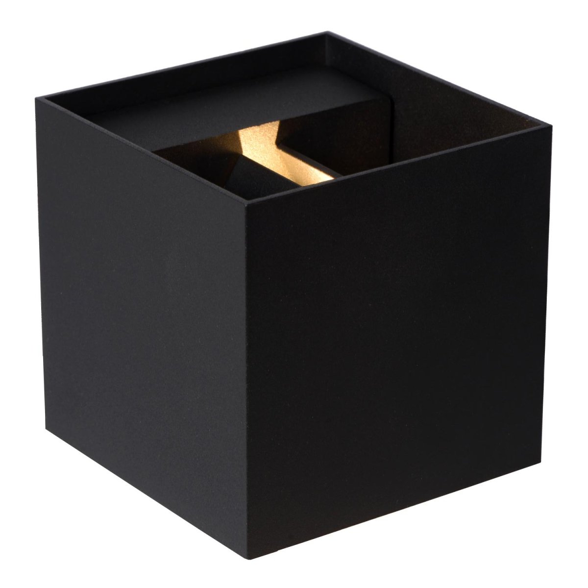 Axi 10cm Svart baderomslampe Fra Lucide - Du trenger ikke gå på akkord med design når det kommer til belysning i fuktige rom.