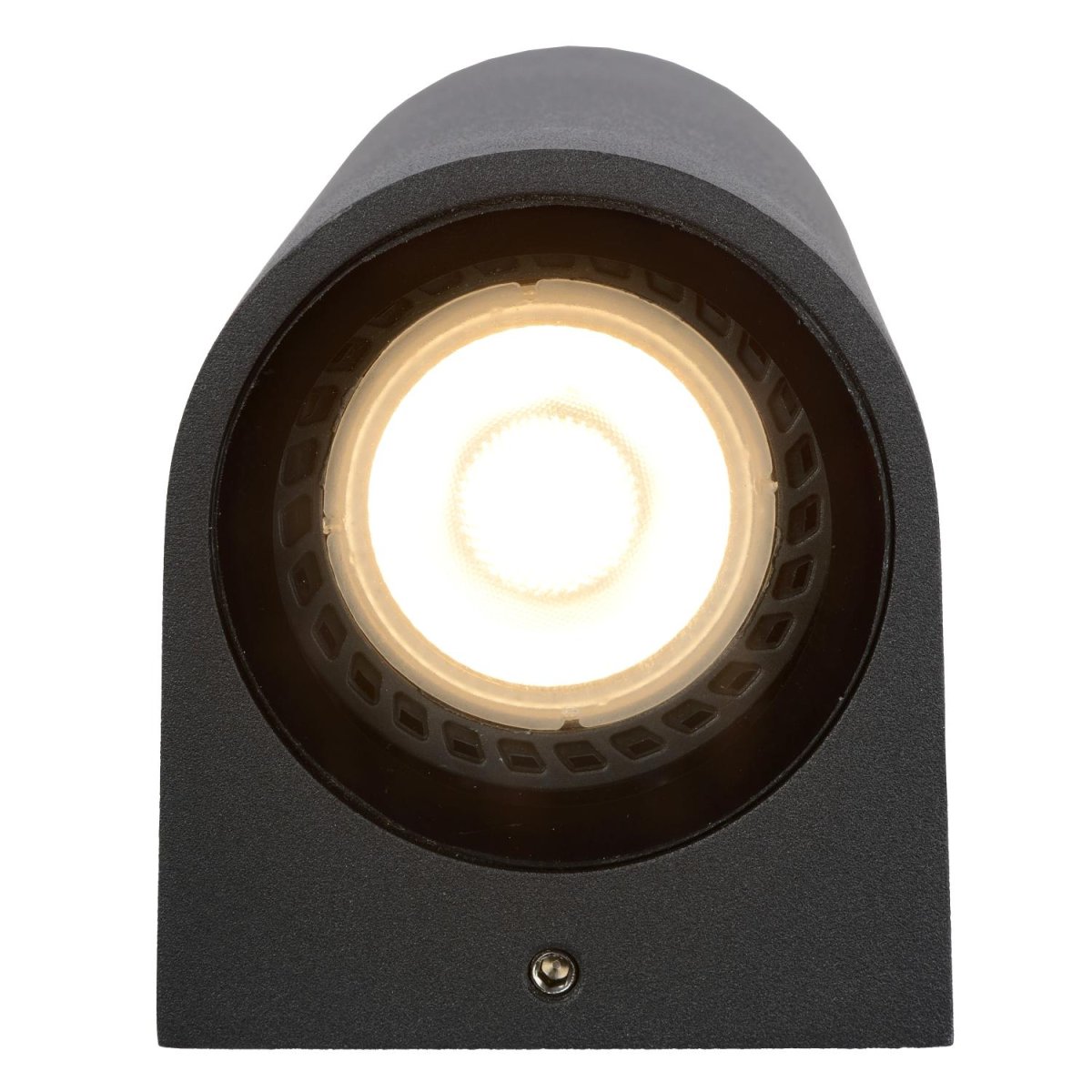 Zaro Svart utendørslampe Fra Lucide - Som seg hør og bør med moderne belysning, er Zaro kompatibel med LED-lys, noe som gjør utemiljøet ditt for et komplett og sofistikert utseende.