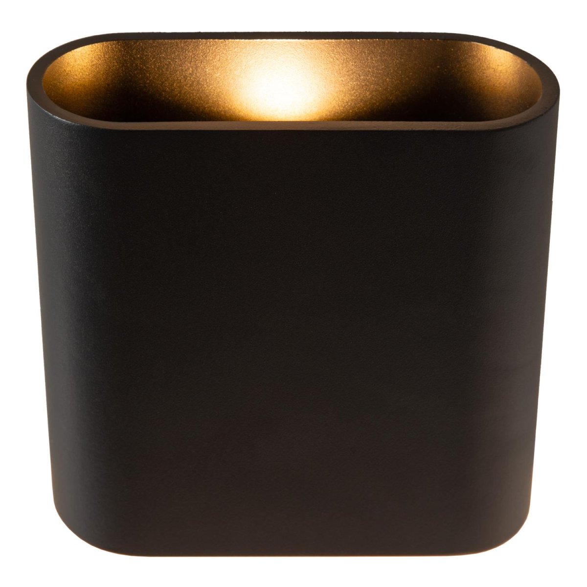Atila Svart utendørslampe Fra Lucide - Enkel å koble til en veggbryter og utstyrt med integrerte LED-lyskilder for bærekraftig og energieffektiv belysning.